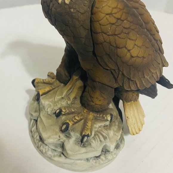 VTG Bald Eagle By Andrea Japan Porcelain Ceramic Figurine Bird Statue By Sadek - Picture 14 of 17